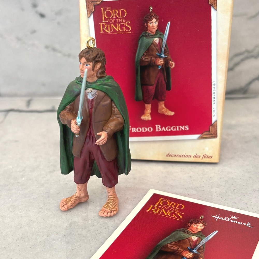 Hallmark Keepsake Lord of the Rings Frodo Baggins Christmas Ornament 2004